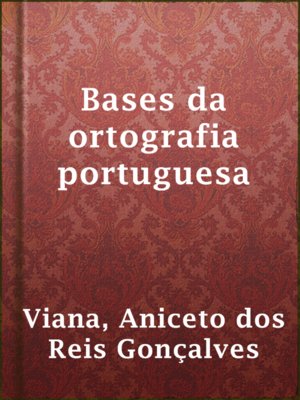 cover image of Bases da ortografia portuguesa